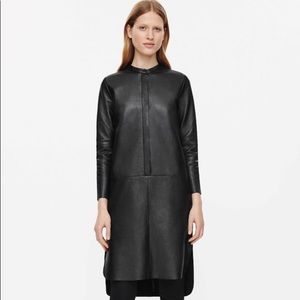 NWT COS Leather Shirt Dress